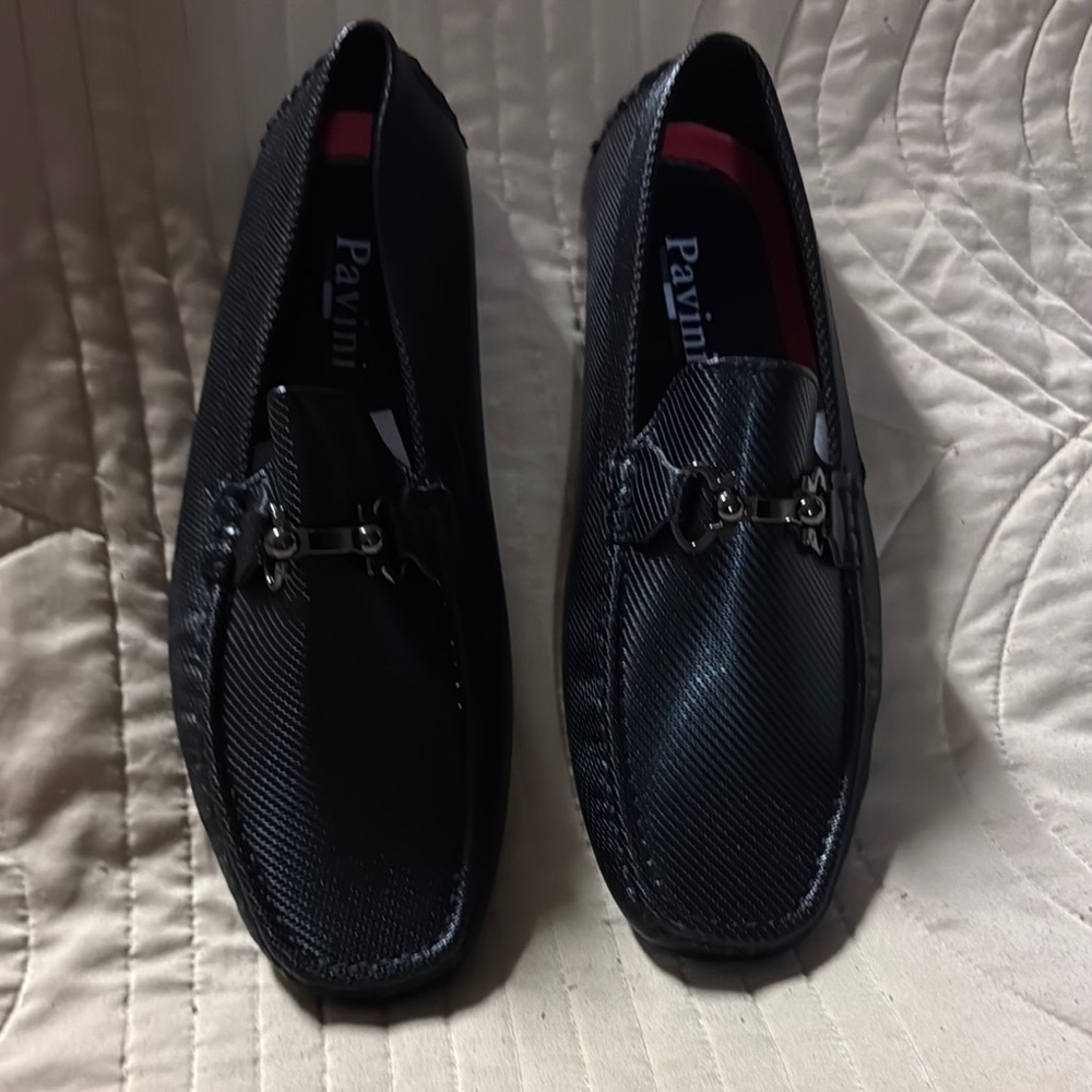 Brand new Pavini Black Men's Loafers